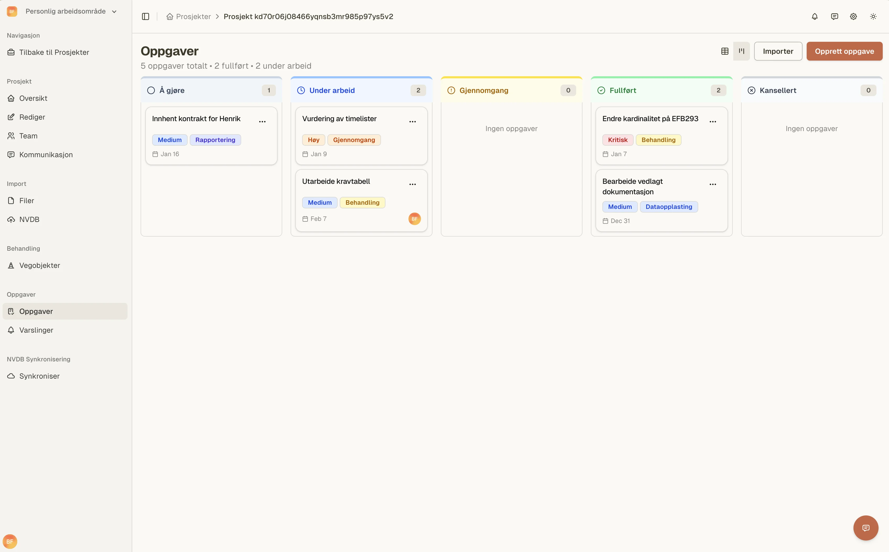 Geoniq produktgrensesnitt viser Brukervennlige grensesnitt